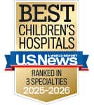 A U.S. News & World Report Best Children’s Hospitals