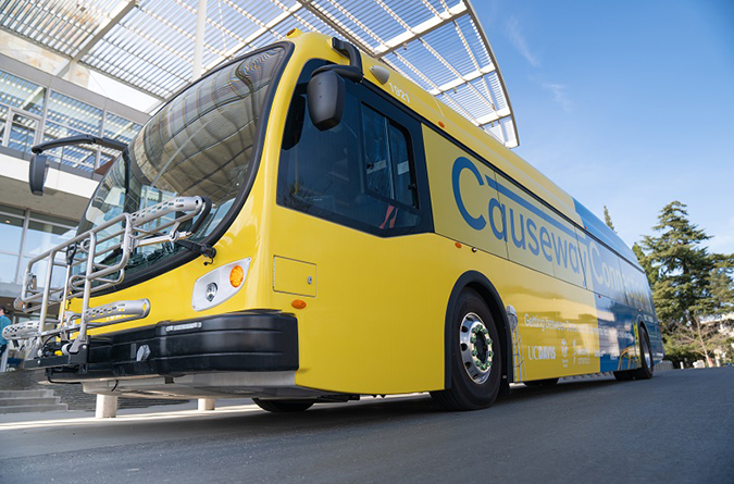Causeway Connection commuter bus for Davis-to-Sacramento trips