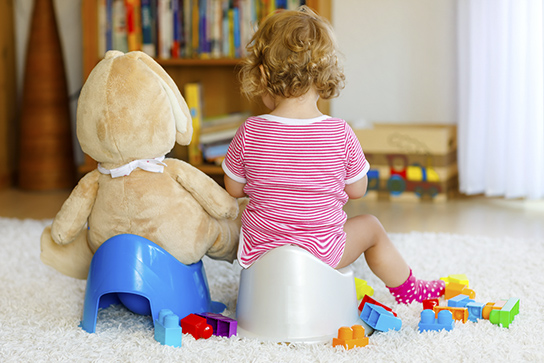 potty training a kid