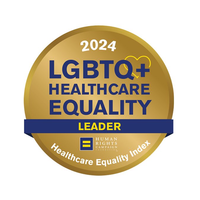 LGBTQ+ Healthcare Equality Leader badge: 2024, Healthcare Equality Index