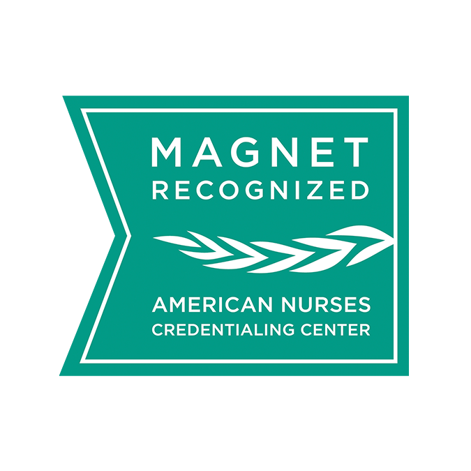 Magnet recognized badge: American Nurses Credentialing Center