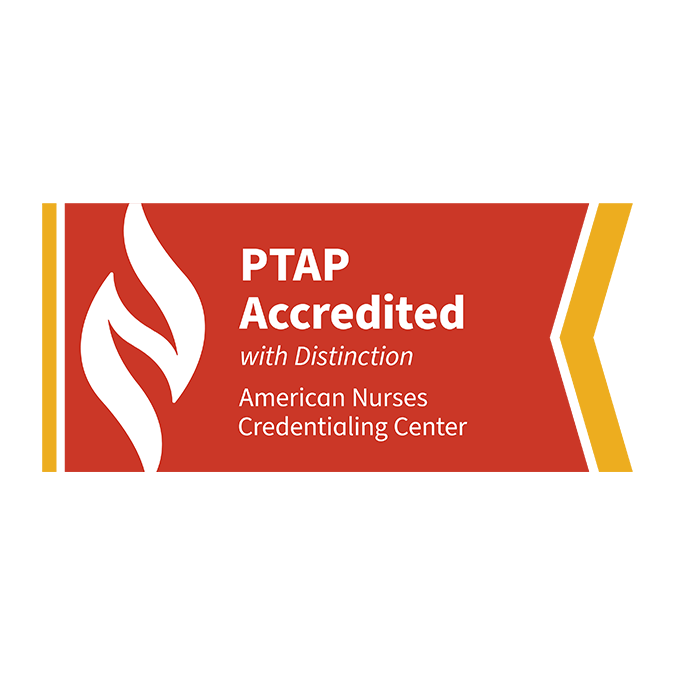 Practice Transition Accreditation Program accredited badge: with distinction