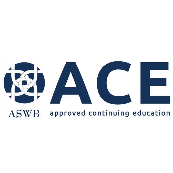 ASWB badge: Approved Continuing Education