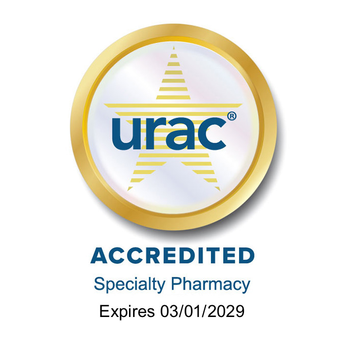 URAC Accredited badge: Pharmacy