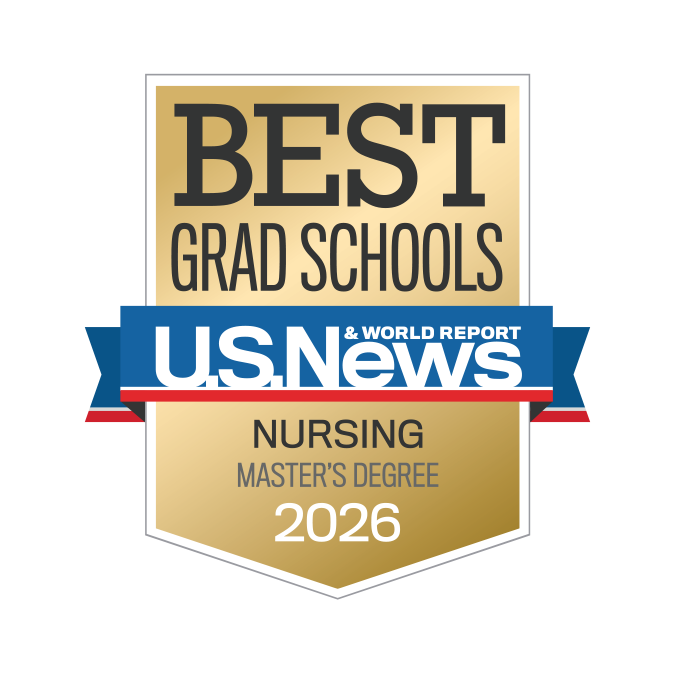 U.S. News Best Grad Schools badge: Nursing master’s degree, 2026