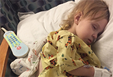 By the time Piper was admitted to UC Davis Children’s Hospital, she was in the 50th percentile for weight and could not walk.