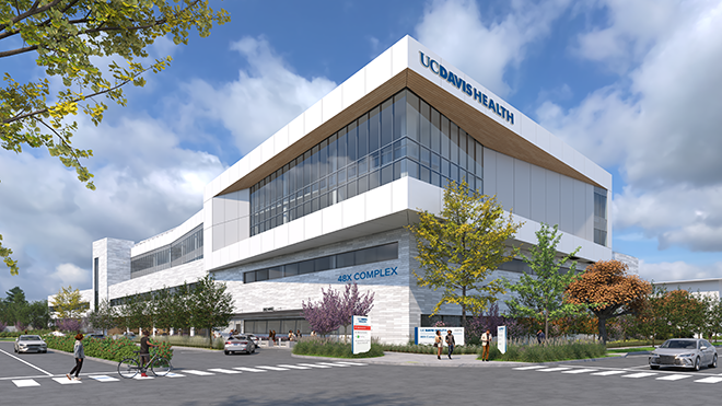 Rendering of the northwest corner of the 48X Complex.