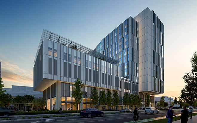 Rendering of the California Tower from X Street