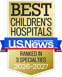 US News Best Children's Hospitals badge