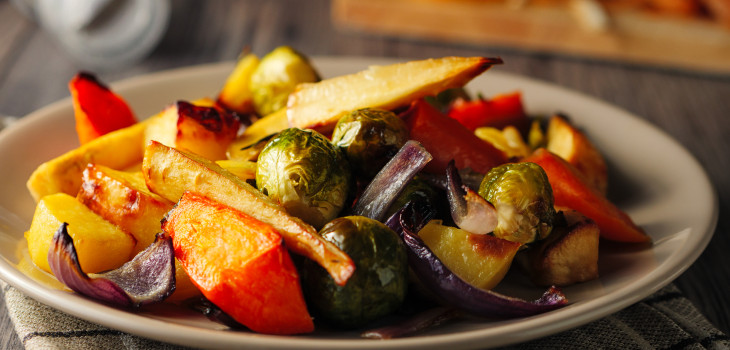 A medley of sauteed vegetables in a bowl
