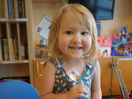 Peyton at the UC Davis Comprehensive Cancer Center