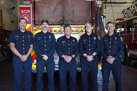 Engine 6 firefighters