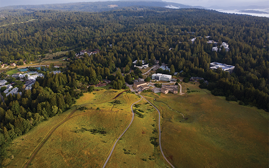Aerial view of the Central Coast