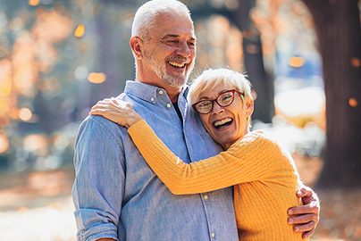 Elderly couple