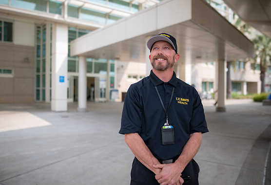 David, empleado de UC Davis Health