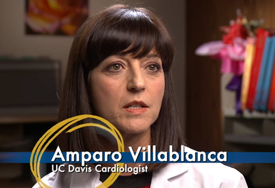 Amparo Villablanca, physician and researcher at UC Davis Health, treats Women in her Women's Cardiology Program.