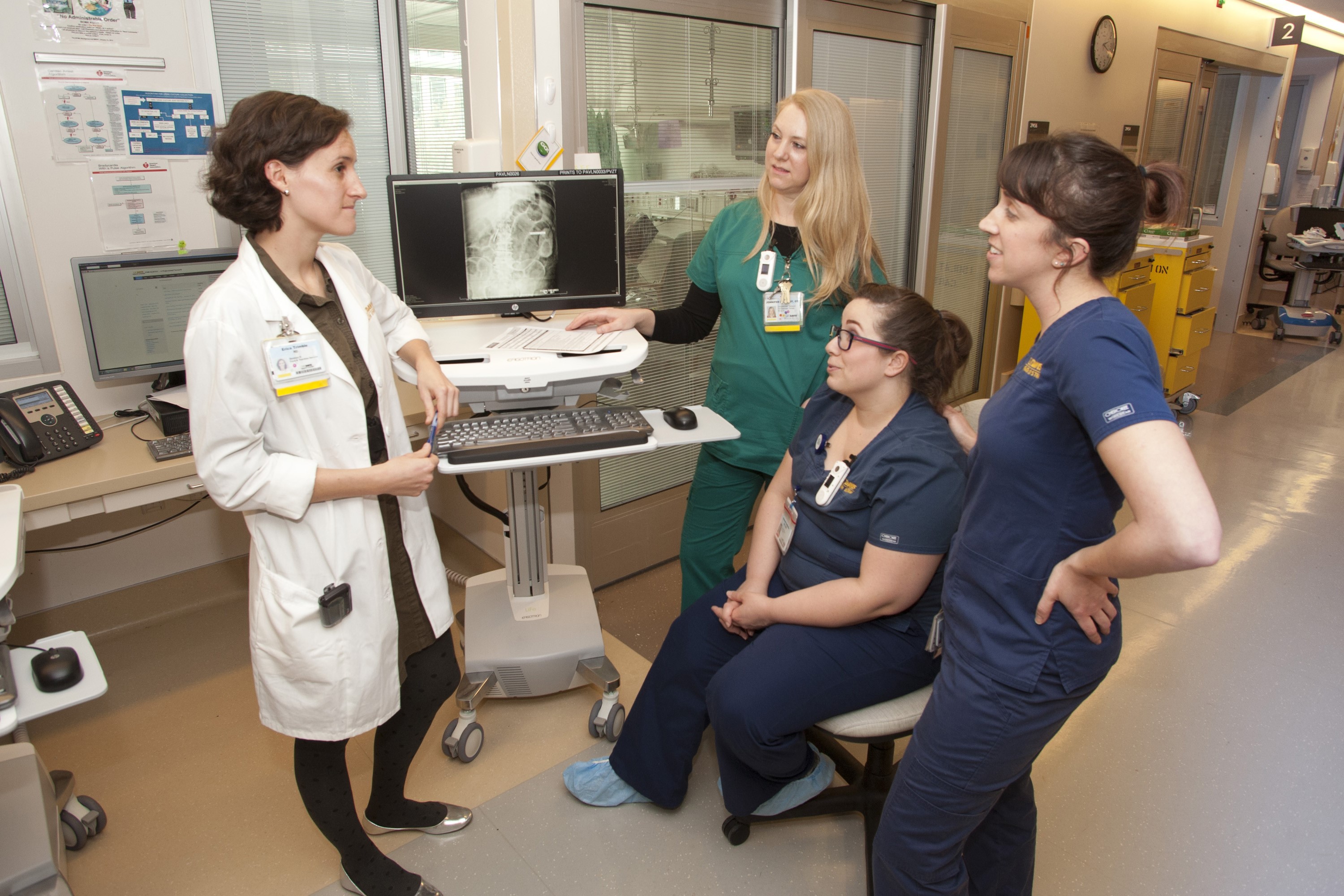 doctor and patient talking