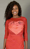 Designer: Olga Yaromenka; Model: Jasmine Scott. © UC Regents.