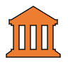 icon depicting a government building