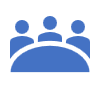 icon representing a meeting