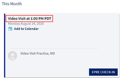 MyUCDavisHealth screenshot showing a portion of Step 2, including various "appointment details" 