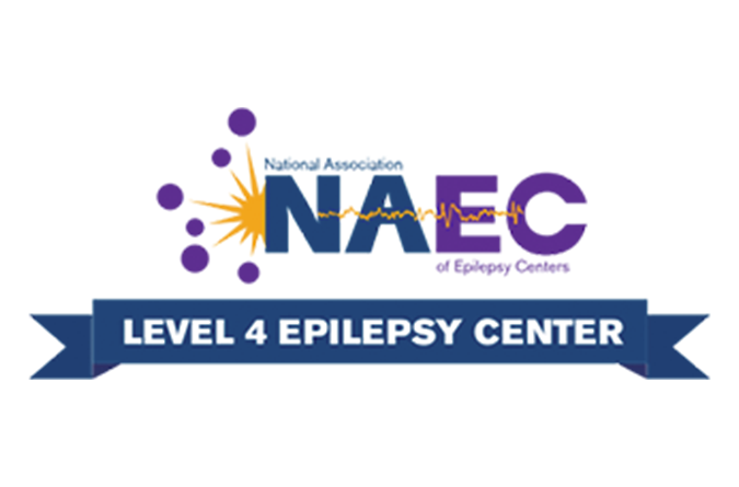 National Association of Epilepsy Centers logo with a Level 4 Epilepsy Center designation.