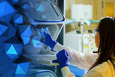 Lab worker