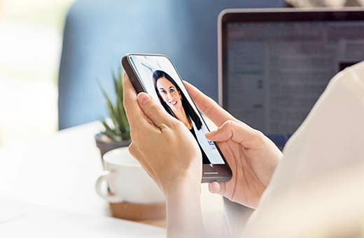 Patient video visit with UC Davis provider