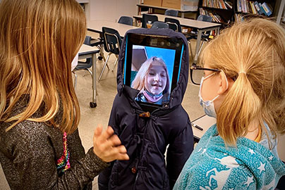 Robot-mediated patient care and learning photo