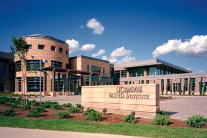 Outside of MIND Institute on clear nice day.