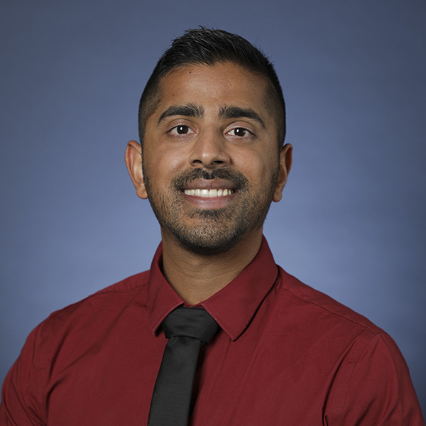Portrait of radiation oncology resident Ajay Fernandez