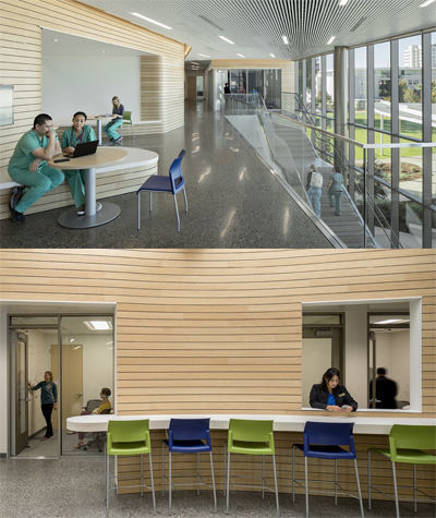 Learning commons in the new Betty Irene Moore Hall 