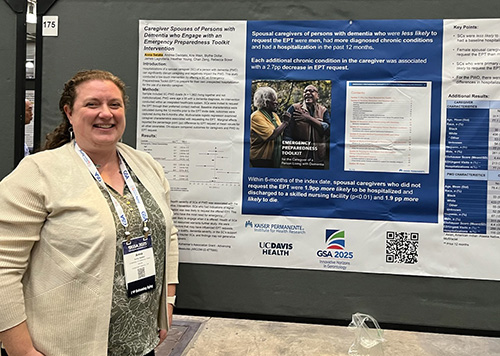 Faculty presents on caregiving at national geriatric conference