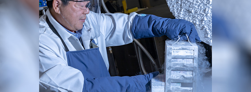 Lab worker  